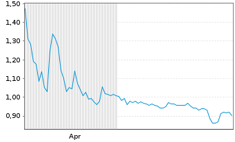 Chart Brooge Energy Ltd. - 6 Monate